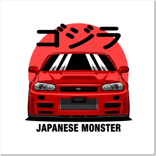 Skyline Godzilla Japanese Monster Posters and Art